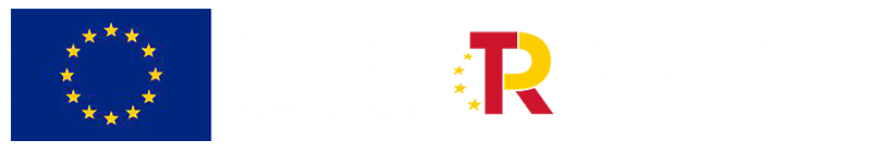La bandera de la UE con una estrella roja, amarilla y azul.